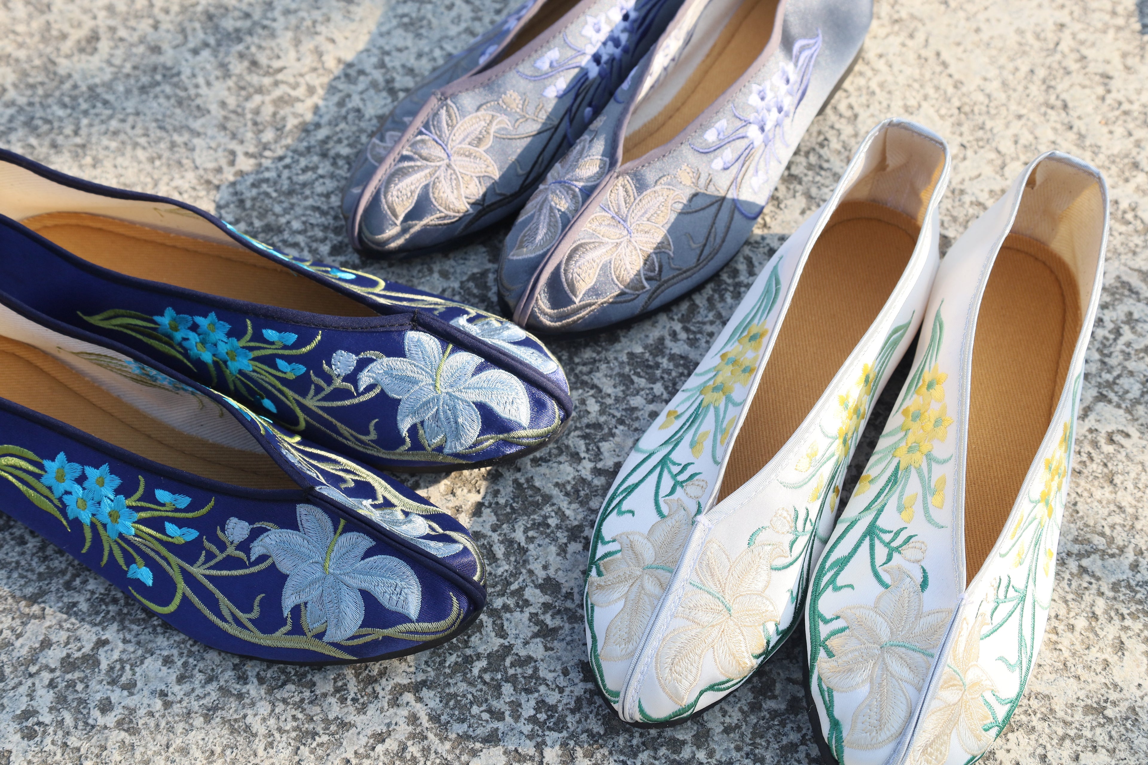 Embroidered shoes