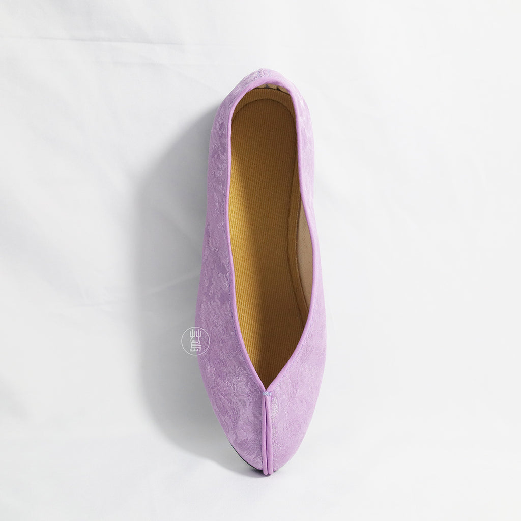 Violet Embroidered shoes