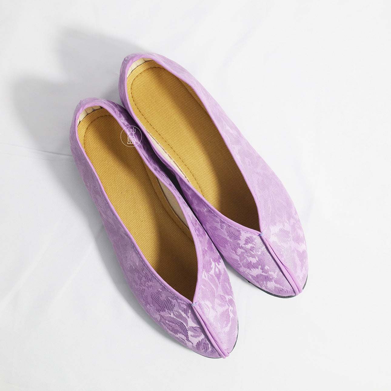 Violet Embroidered shoes
