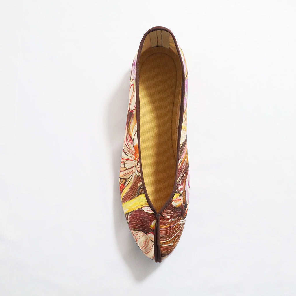 Hana Lumière Embroidered shoes