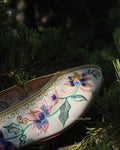 White Lotus Embroidered shoes